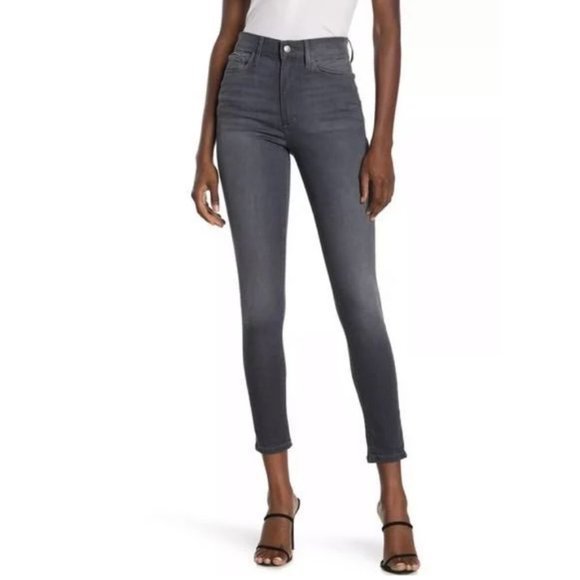 Joe's Jeans High Rise Skinny Ankle in dark grey - Picture 1 of 6